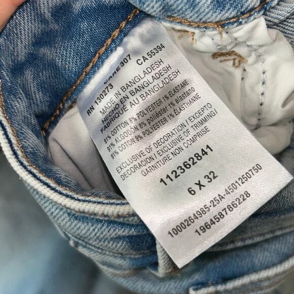 Wrangler high rise fierce Flare Jean Womens 6 x 32 Stretch concert western light - Picture 6 of 10